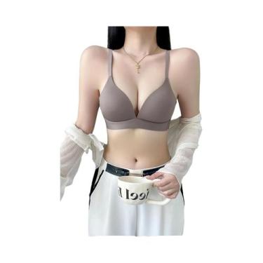 Imagem de Sutiã Sem Costura Push up Feminino Sem Arame a B Cup 34 Cup Lingerie S