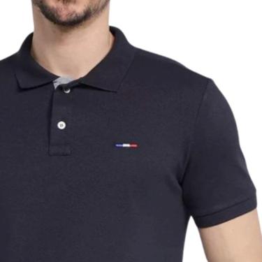 Imagem de Camisa Polo Masculina Básica Industrie Piquet no Estilo Tommy Bordado França-Masculino
