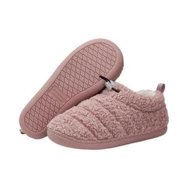 Imagem de Chinelos De Inverno Femininos Quentes E Longos De Pelúcia, Confortávei