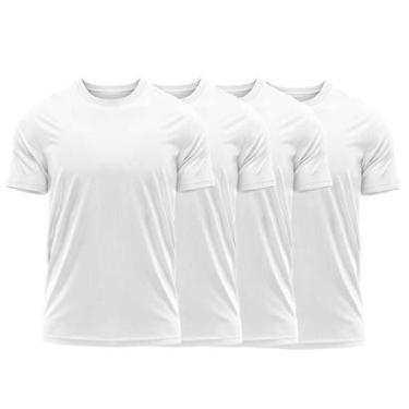 Imagem de Kit 4 Camisetas Dry Uv Masculina Blusa Camisa Fitness Academia Basica Lisa-Masculino