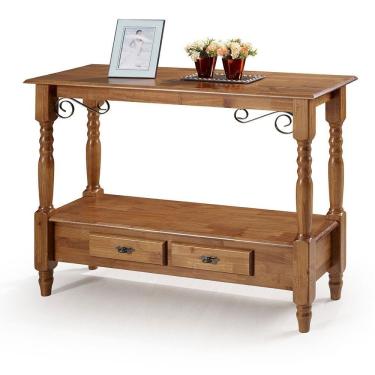 Imagem de Aparador Pé Torneado 2 Gavetas Inferior - M51028 Garapa - Verniz