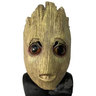 Imagem de Máscara Groot Head Latex para Halloween dos Guardiões da Galáxia - Yiw
