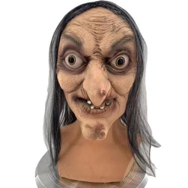 Imagem de Máscara de Halloween Tricky Funny Witch Cosplay Scaring Horror - yiwei