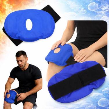 Imagem de Bolsa De Gel Compressa Terapêutica Quente E Fria Reutilizável Alívio D