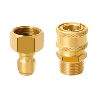 Imagem de Adaptador De Alta Pressão M22x15 Para Lavadora, Kit De Conexão Rápida 