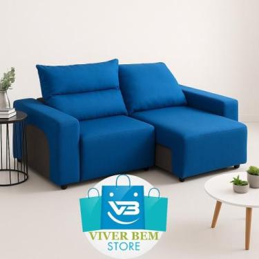 Imagem de Protetor Capa Sofá Retrátil e Reclinável 2 ou 3 lugares Veste Fácil Ta