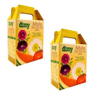Imagem de Fertilizante Adubo Npk 10-10-10 2kg Dimy Jardim Flor Horta
