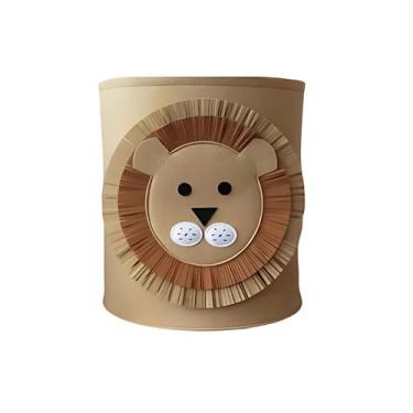 Imagem de Cesto Organizador P/ Brinquedo fralda Roupa Armazenamento Leão - Napol