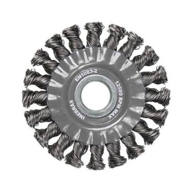 Imagem de Escova Circular Trançada 4.1/2" X 7/8" - INEBRAS