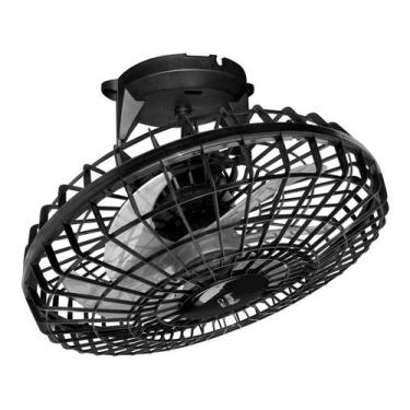 Imagem de Ventilador de Teto Turbo Orbital 360 Loren Sid 50 CM Preto Bivolt, Pre