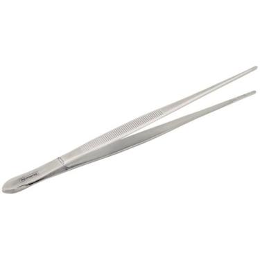 Imagem de Pinça para Decoração e Guarnições Tramontina Aço Inox 24 cm, Aço Inox,