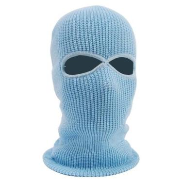 Imagem de Gorro De Inverno Quente E Macio, Touca De Esqui Com Capuz, Capacete Tá