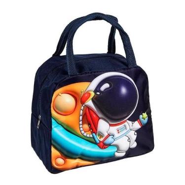 Imagem de Lancheira Bolsa Térmica Astronauta Gatinha Dinossauro Unicornio 4.8L 1