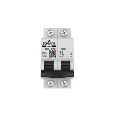 Imagem de Disjuntor Bipolar 40a Din Curva C Soprano
