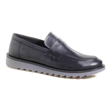 Imagem de Sapato Casual Moderno Conforto Masculino Hannover Rafarillo, Preto, 41