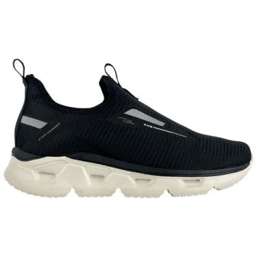 Imagem de Tenis Masculino Adrun Calc Facil Axis Gama Treino Ortopedico, Preto+Be