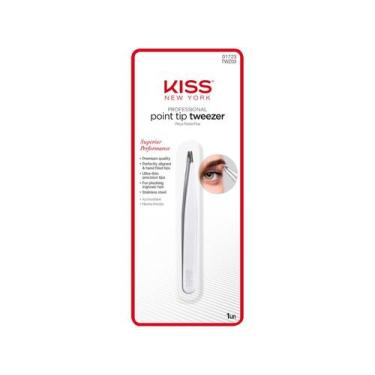 Imagem de Pinça Ponta Fina Point Tip Kiss New York - Prata