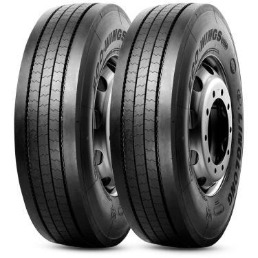 Imagem de Kit 2 Pneu Linglong 275/80R22.5 149/146M 18PR TL ETS200