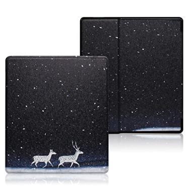 Imagem de CCOO Nova capa para Kindle Oasis (9ª, 2017 lançado e 10ª geração de 2019, 7 polegadas), capa de animais de desenho animado, despertar/dormir automática inteligente
