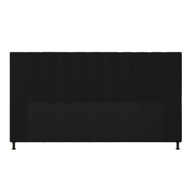 Imagem de Cabeceira Cama Box King 195cm Corino Preto