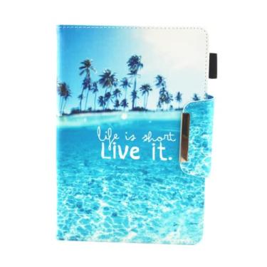 Imagem de CUTTIZ Capa de tablet colorida universal elegante compatível com capa flip de 7 polegadas 8 polegadas 10 polegadas capa inserível cartão multifuncional suporte capa de couro (P448 em geral)