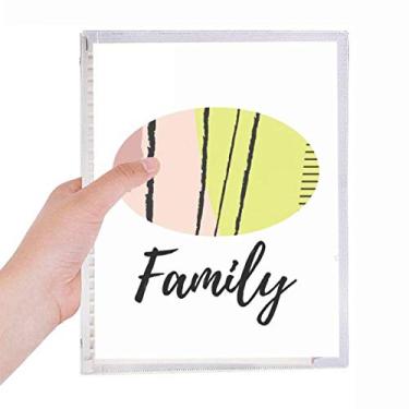 Imagem de Caderno com estampa de arte abstrata quente com folhas soltas diário recarregável