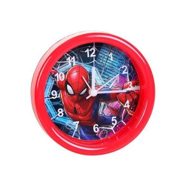 Imagem de Relógio Despertador De Mesa Spiderman Mabel - Etitoys
