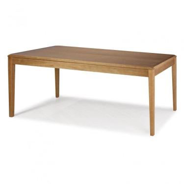 Imagem de Mesa de Madeira Tampo MDF 160cm Angra Casa e Jardim Móveis Verniz Mel