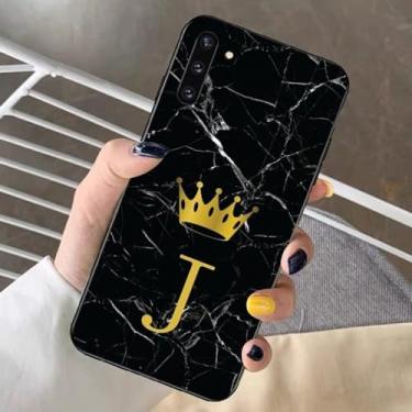 Imagem de Capa de telefone com letras iniciais de a a z, para redmi note 4x5 a 6 7 8 pro t 9 pro 9s 10 pro 11 pro 11s 11epro poco m3pro, z9, para note 6pro