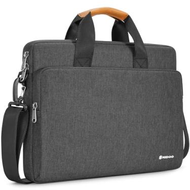 Imagem de NIDOO Bolsa de ombro para laptop de 14 polegadas compatível com Lenovo ThinkPad E14 T14 de 14 polegadas / IdeaPad Flex 5/38.1 cm MacBook Air M2 M3 / Microsoft/HP EliteBook 840 bolsa mensageiro pasta