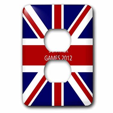 Imagem de 3dRose Lsp_54185_6 Capa de tomada de 2 plugues Olímpicos de verão no Reino Unido