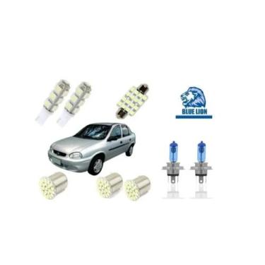 Imagem de Farol E Led E Corsa Classic Sedan Hatch Wind 2002 .. - Blue lion