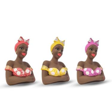 Imagem de Namoradeira Boneca Laço 18 Cm Em Gesso Decore Sua Janela Com Estilo Ki