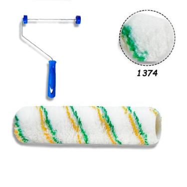 Imagem de Rolo Pintura de Lã Antirrespingo 23cm 1374 Tigre Suporte 1301