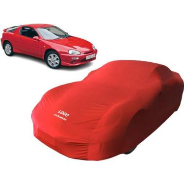 Imagem de Capa Pra Cobrir Carro Mazda Mx3 Esportivo Tecido Helanca - Mz, Vermelh