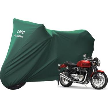 Imagem de Capa Para Proteger Motocicleta Triumph Bonneville Thruxton - Mz, Verde