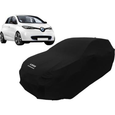 Imagem de Capa Cobrir Carro Automotiva Protetora Renault  Zoe - Mz, Preta