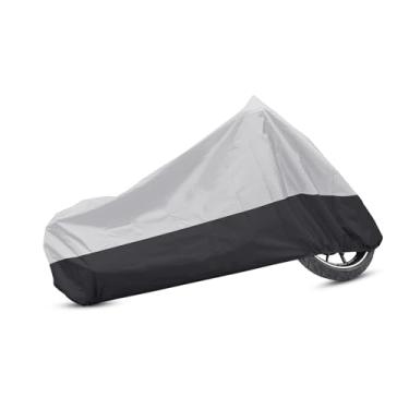 Imagem de REPAIROCK Capa de motocicleta capa completa capa de chuva protetor de poeira à prova d'água para Honda CB CBR CR CRF Cruiser Scooter Tour Bikes 190T L tom prata preto peças de reposição automotiva