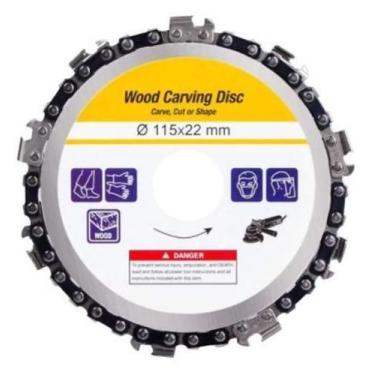 Imagem de Disco Corrente Motoserra 100Mm Para Esmerilhadeira Sa Tools - Nakazaki