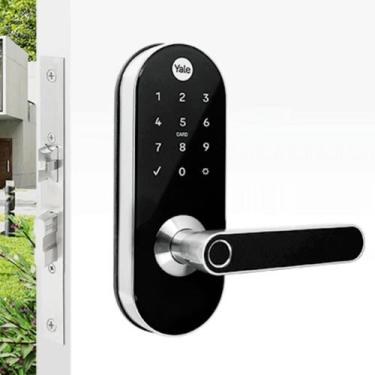 Imagem de Fechadura YMC420W c Ziggbe Resistente Chuva/Sol Preta fosca - Yale