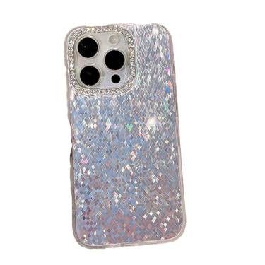 Imagem de Capa de celular com câmera e glitter prateado para iPhone 11 12 13 14 15 16 Pro Max Plus Fashion Case, 01, para 16 pro max