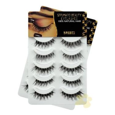 Imagem de Cílios Postiços 5 Pares DW  Sffumato Beauty