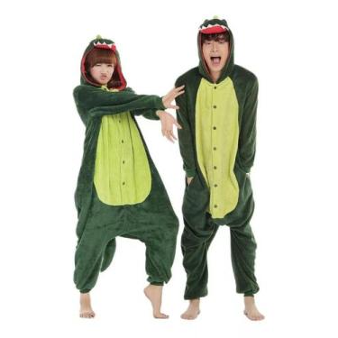 Imagem de Pijama Macacão Infantil Adulto Macacão Cosplay - Zdok, Dinossauro, Inf