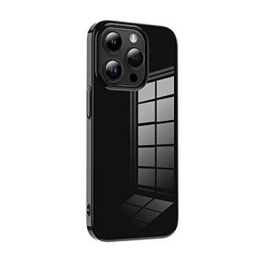 Imagem de Capa rígida Candy Color para iPhone 14 13 12 Pro Max brilhante capa traseira de cor sólida para iPhone 13 12 13P 14P, preto, para iPhone 13 Pro