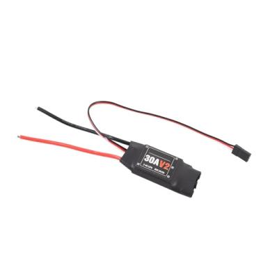 Imagem de RiToEasysports Esc Sem Escova, 30a Rc Controlador de Velocidade Eletrônico Esc Sem Escova V2 para Quadcopter de Asa Fixa Drone de Corrida 2 a 4S Bateria Lipo