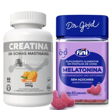 Imagem de Melatonina Em Gummys 60 Fini Gomas e Creatina Gummys laranja