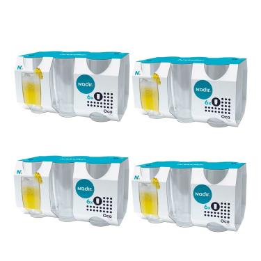 Imagem de Kit 24 Copos Nadir Oca Long Drink de Vidro Liso 300ml