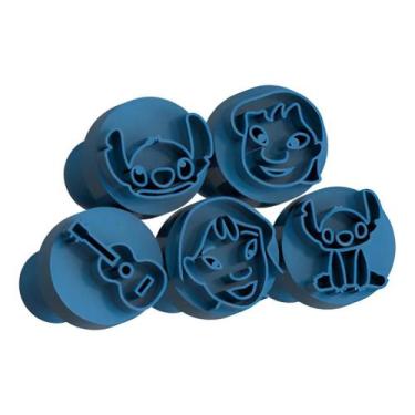 Imagem de Kit Carimbo Marcador Brigadeiros LILO E STITCH Molde Festa Confeitaria