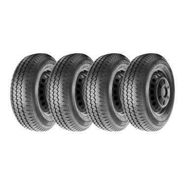 Imagem de Kit 4 Pneus Townhall Aro 15C 195/70R15C TH-20 8 Lonas 104/102R