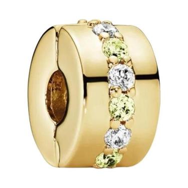 Imagem de Pulseira De Charms Feminina Em Prata 925 Banho De Ouro Com Coelho, Cru